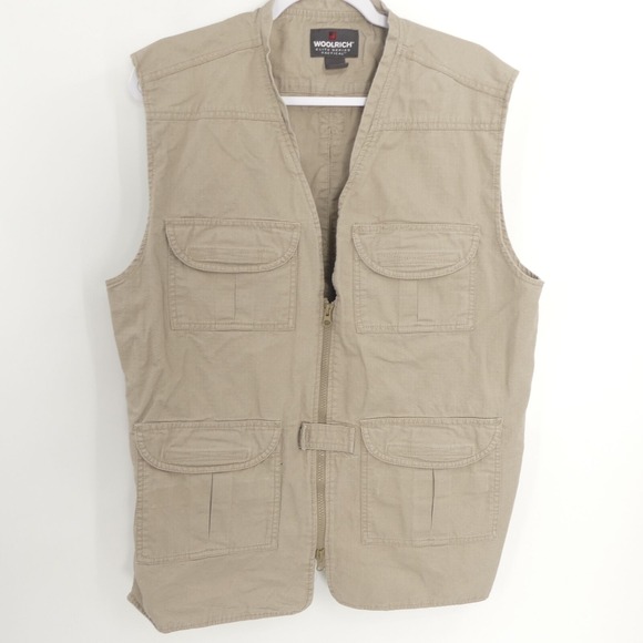 Woolrich Elite Series‎ Tactical Vest Hunting Fishing Khaki Men's Medium M - Picture 1 of 4